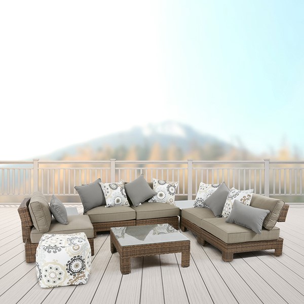 The Tanah Collection is a great way to bring the indoors out to your backyard.