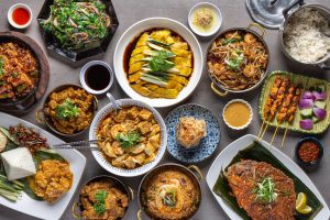A mouth watering spread of different Asian cuisines from Phat Eatery.