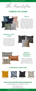 infographic showing our favorite pillows available to buy or rent.