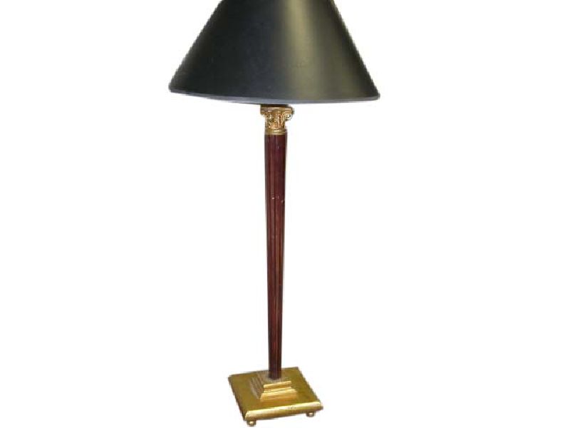 Cherry With Gold Leaf Table Lamp