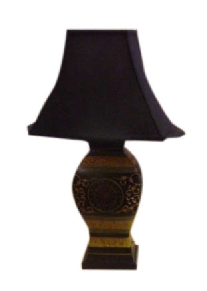 Coromandel Lamp w/ Black Shade