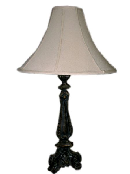 Charcoal & Gold Table Lamp