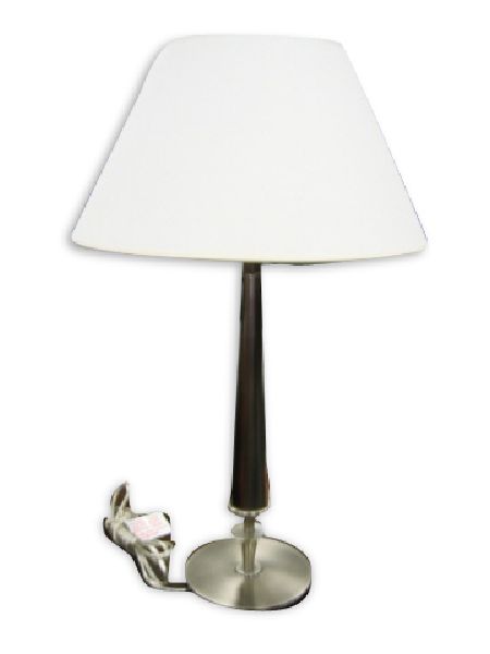 Contemporary Nickel Table Lamp