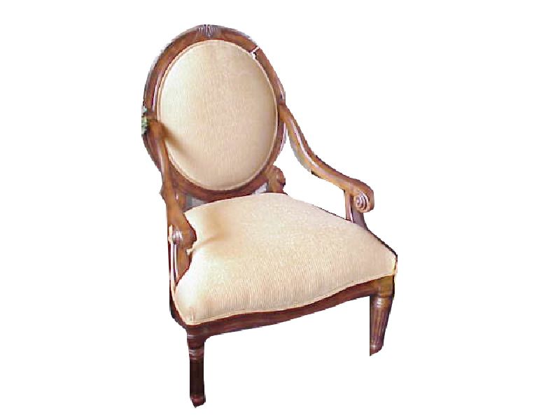 Victorian Mocha Arm Chair