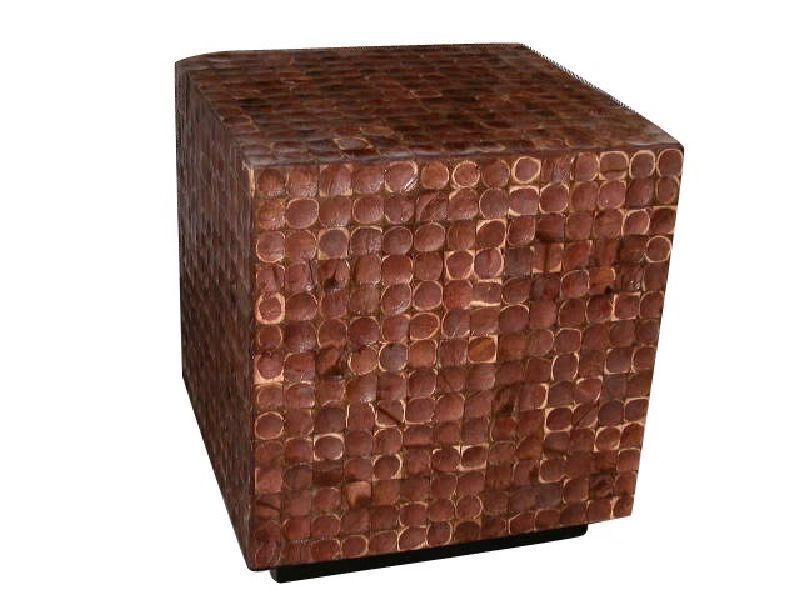Coconut Cube End Table