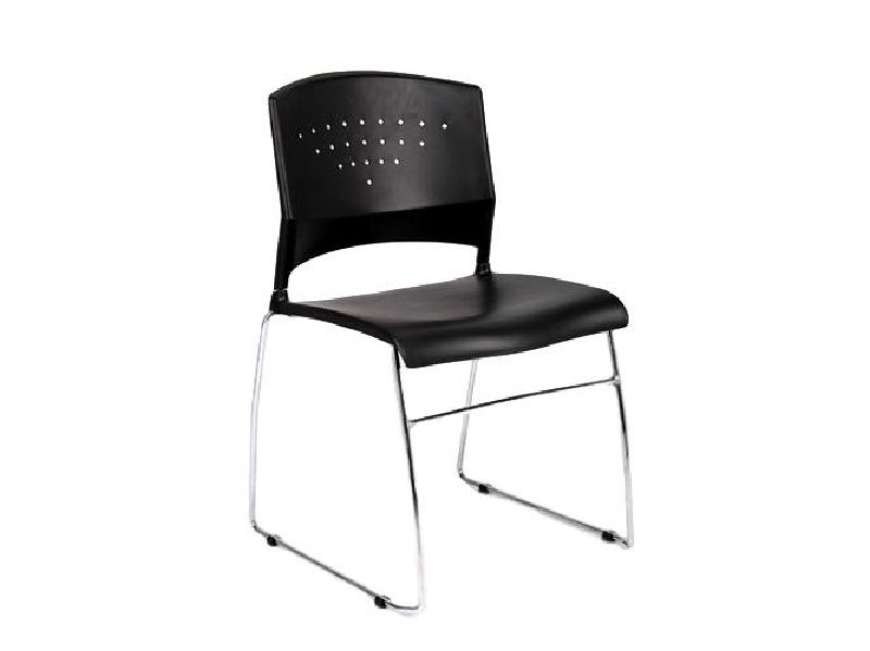 Black Stack Guest Chair