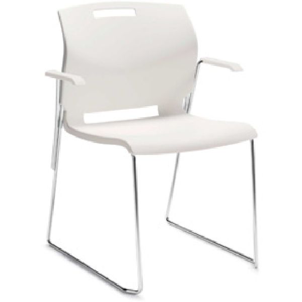 White Stack Guest Chair