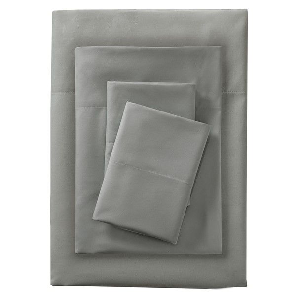 April Grey Queen Sheet Set