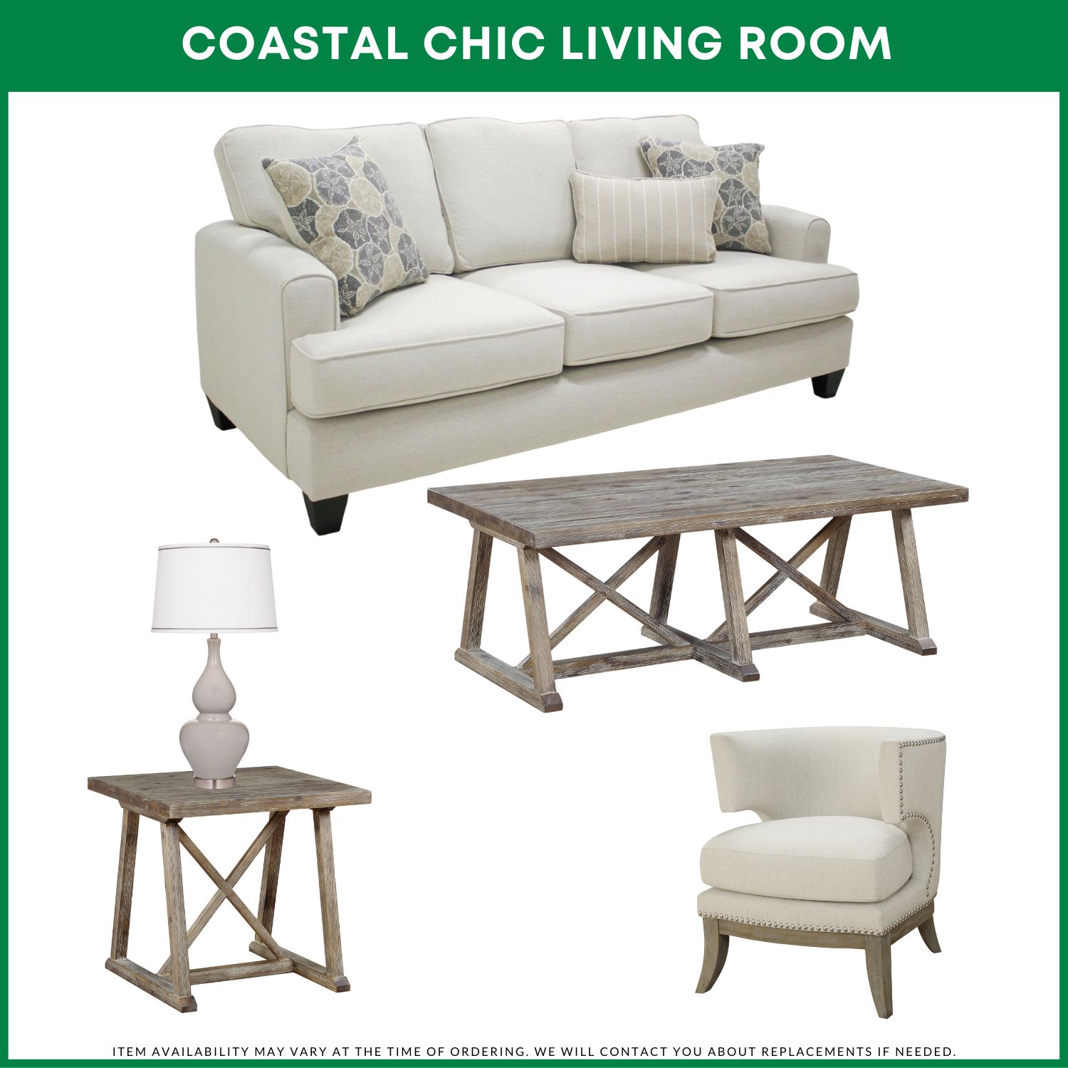 Coastal Chic Living Room