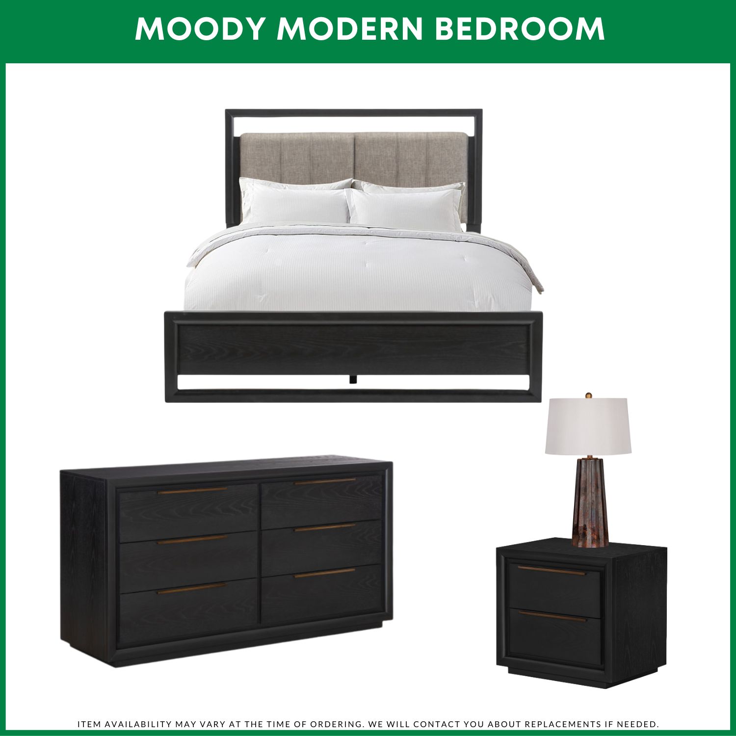 Moody Modern Bedroom