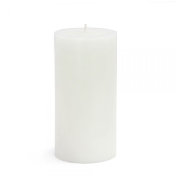 Candle 6 White Pillar