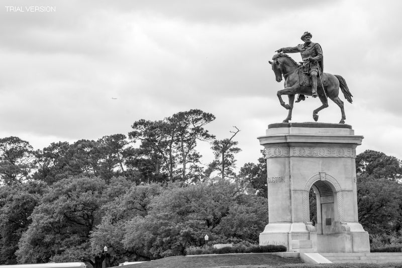 Houston Cityscapes Xvi: Sam Houston Statue