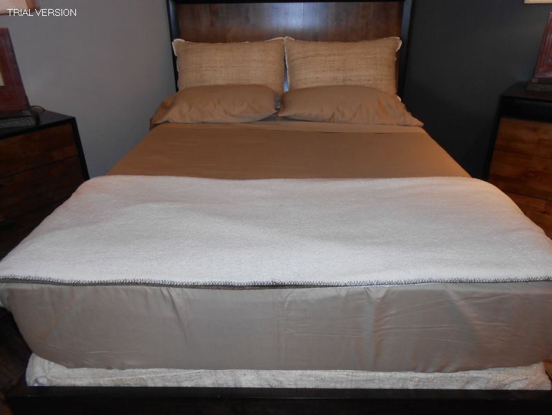Bed Set Queen 8Pc Raw Silk