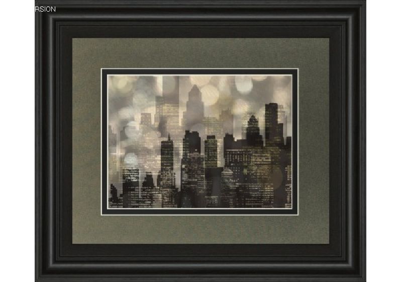 City Lights Framed Print